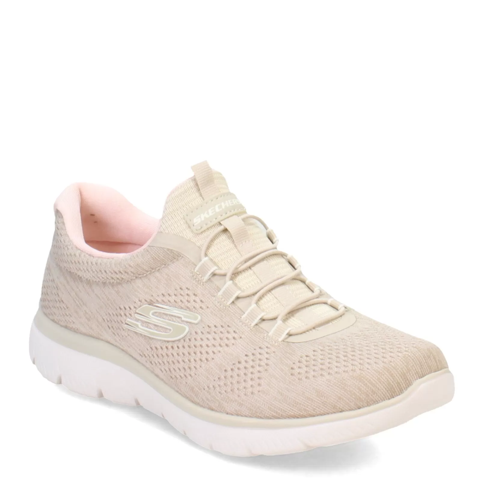 Flash Sale Skechers Women's , Summits - Fun Flair Sneaker - Wide Width Taupe