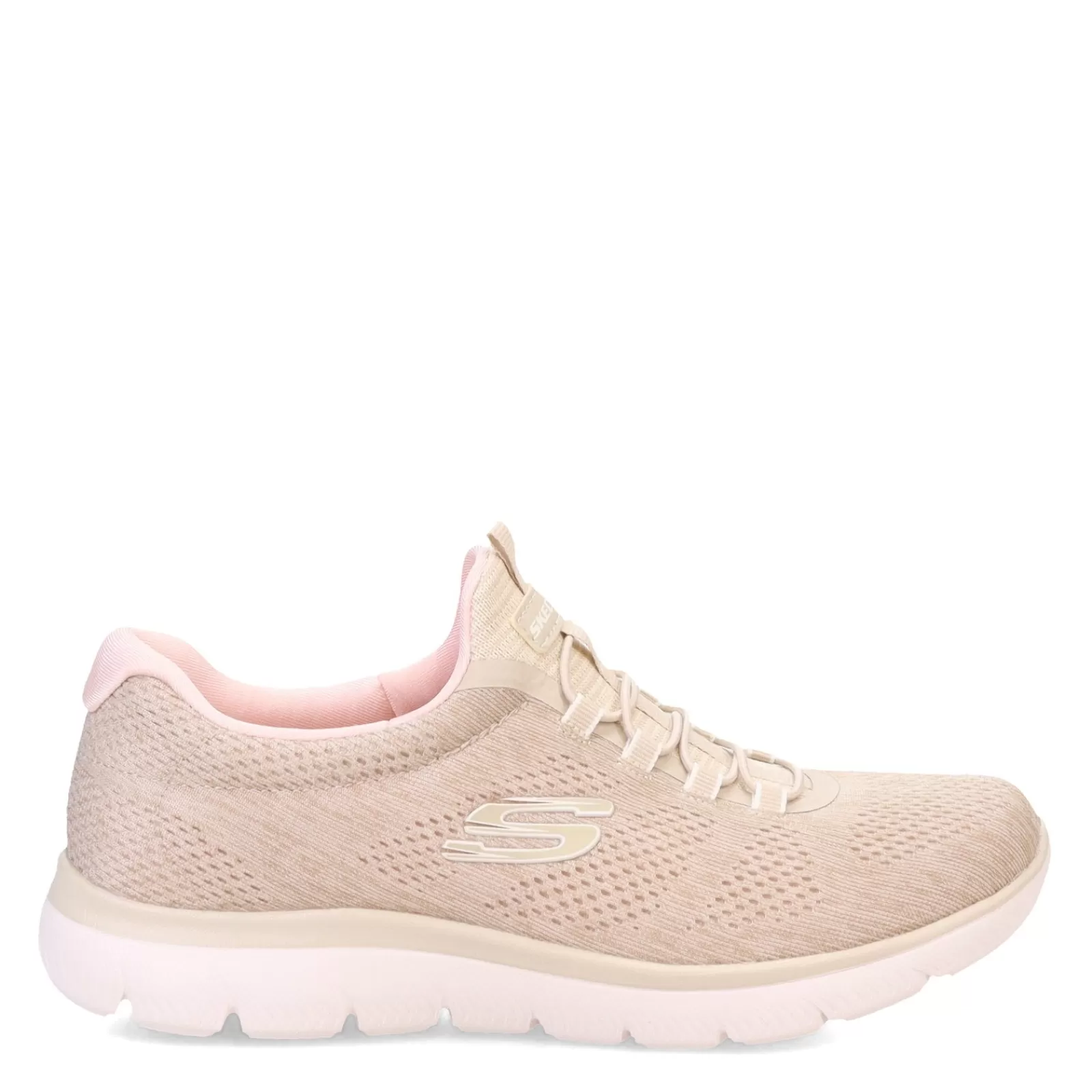 Flash Sale Skechers Women's , Summits - Fun Flair Sneaker - Wide Width Taupe