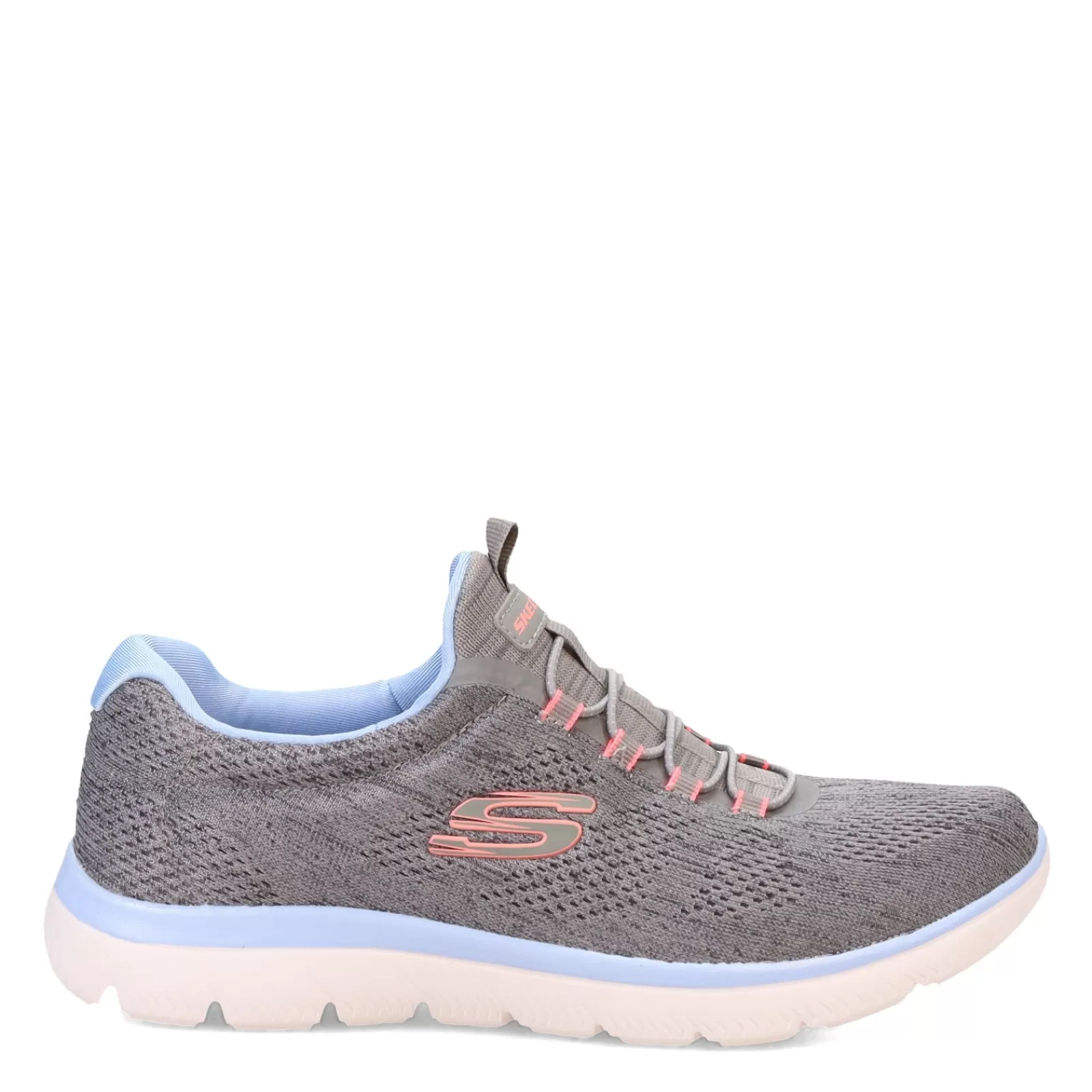 Best Skechers Women's , Summits - Fun Flair Sneaker - Wide Width Grey Multi