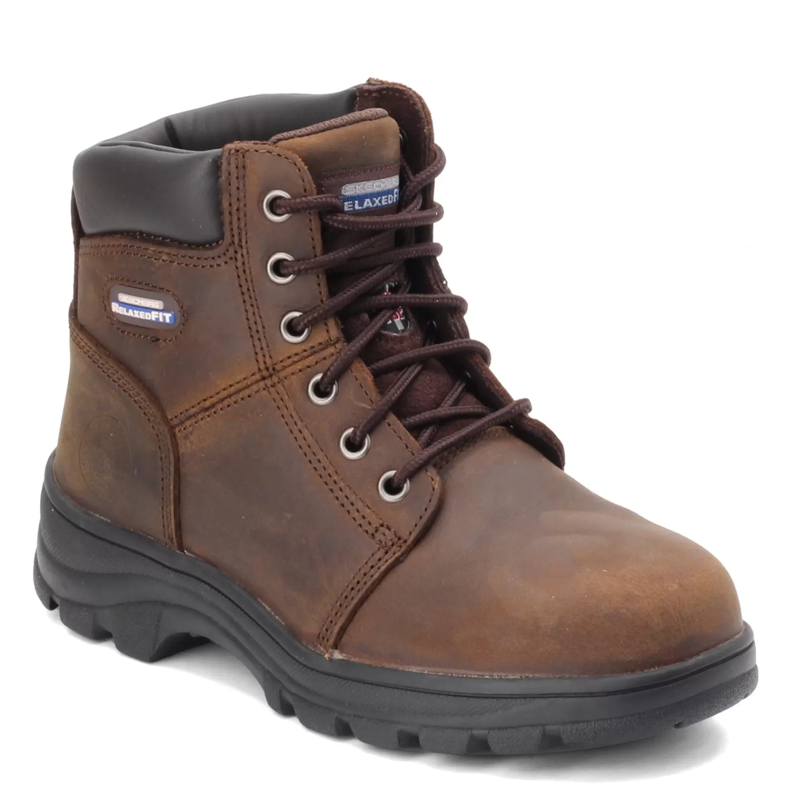 Sale Skechers Work Women's Skechers, Workshire - Peril ST Boot Dark Brown