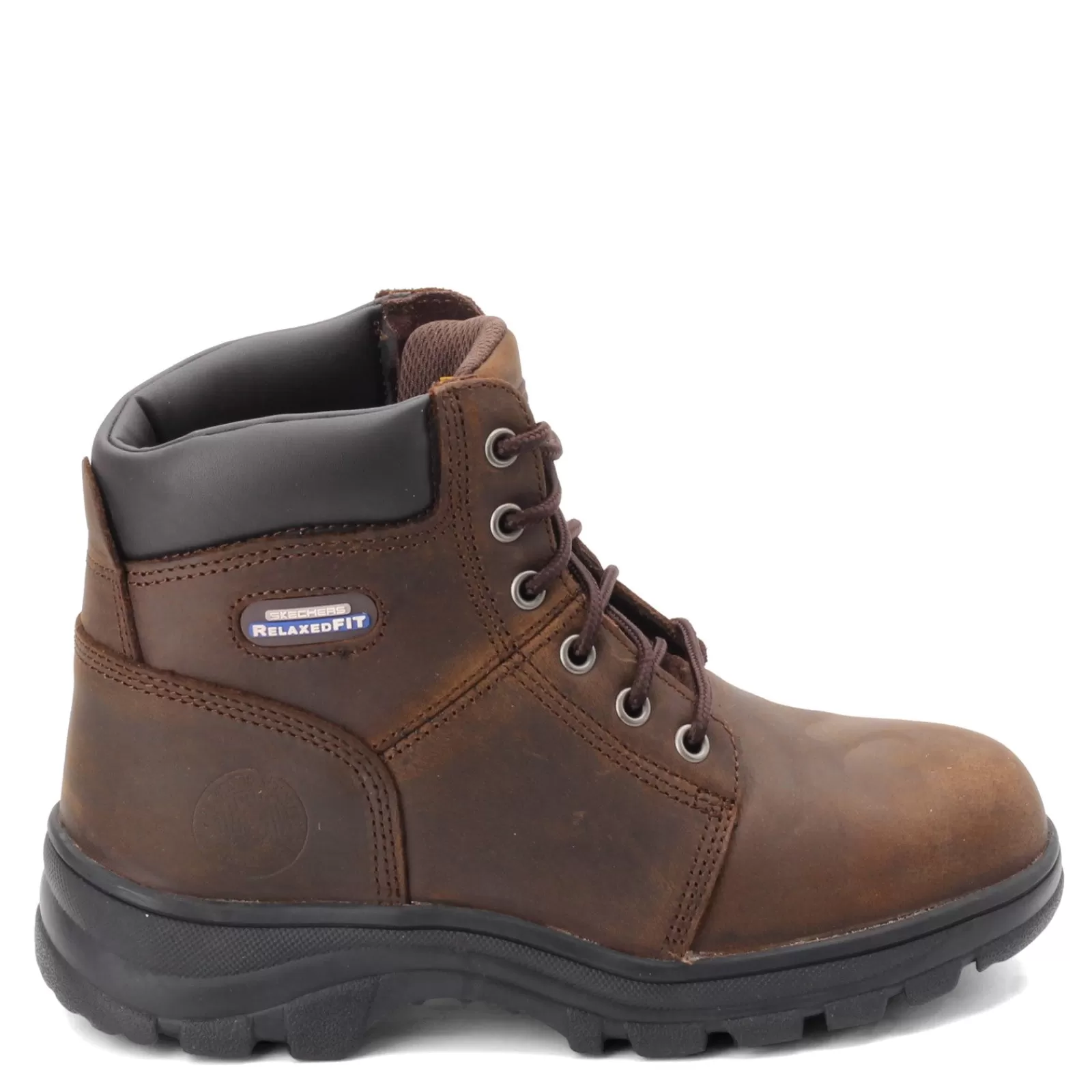 Sale Skechers Work Women's Skechers, Workshire - Peril ST Boot Dark Brown