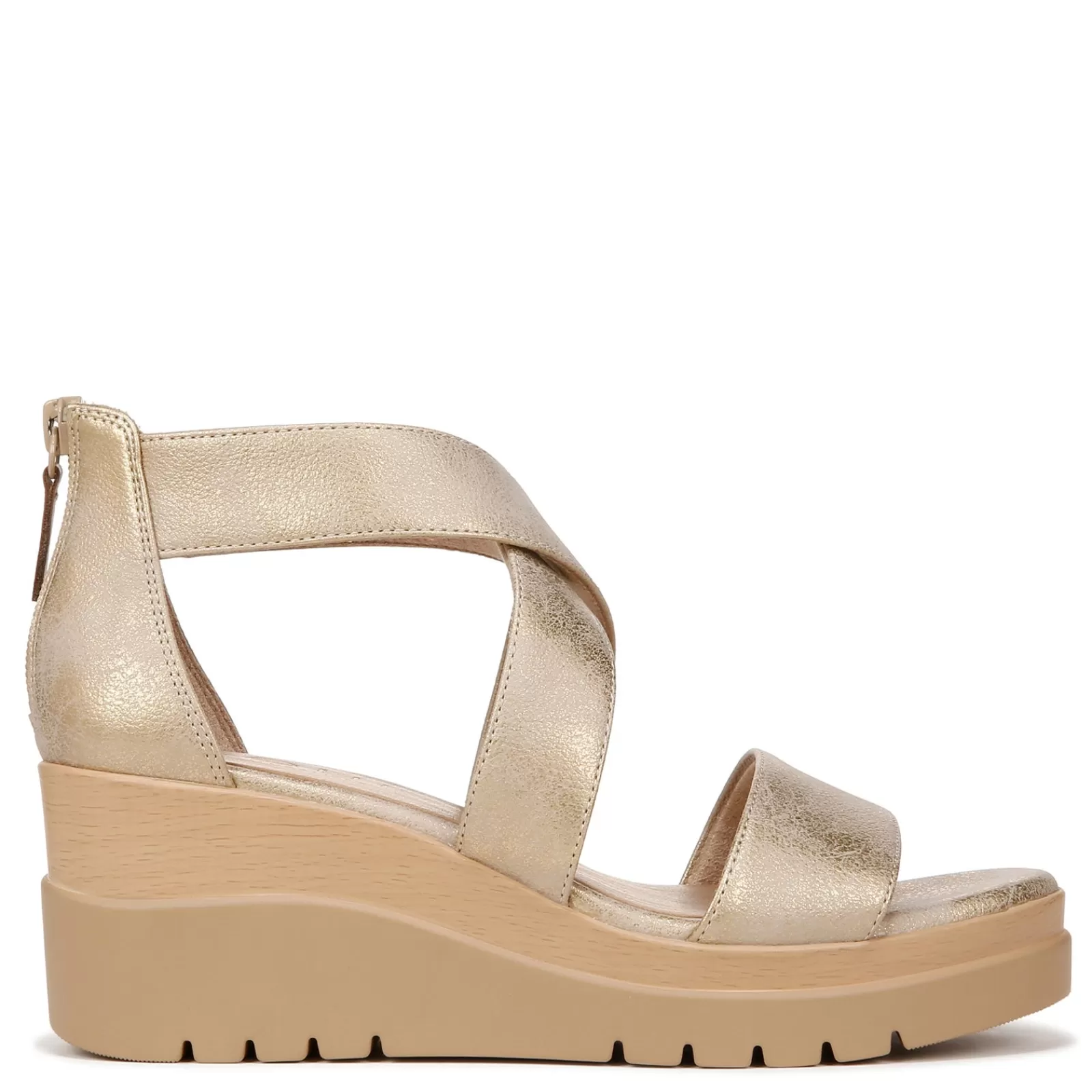 Online Naturalizer Women's Soul , Goodtimes Wedge Sandal Gold