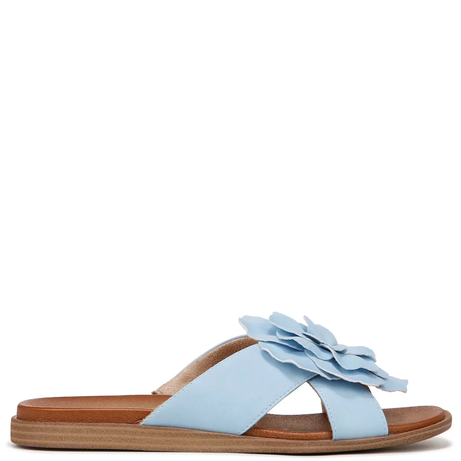 Best Sale SOUL Naturalizer Women's , Joyful Slide Light Blue Faux Leather