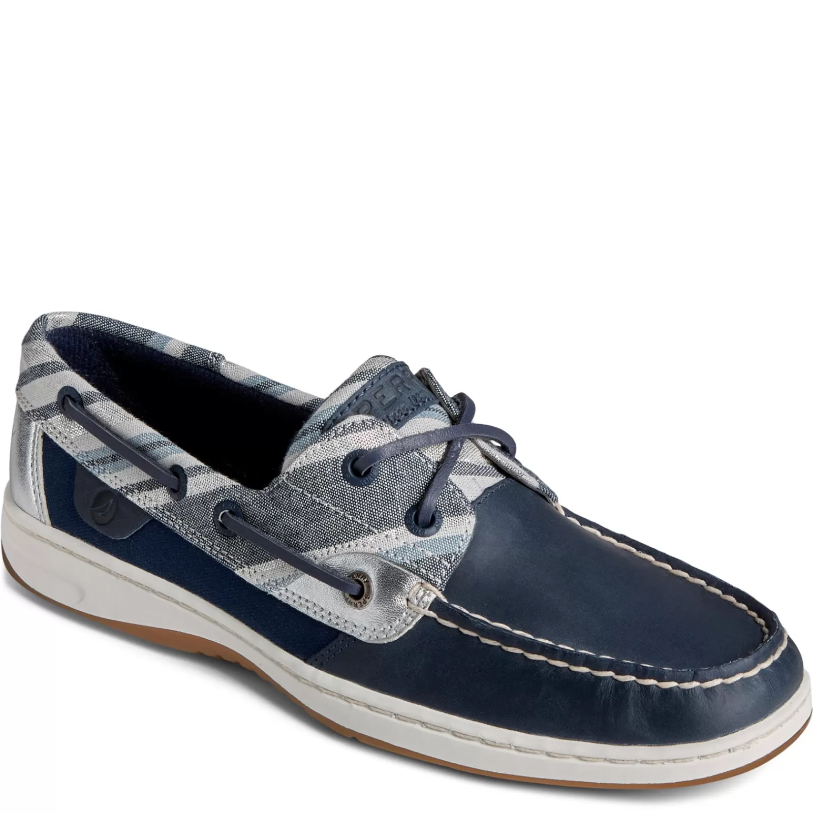 Shop Sperry Women's , Bluefish 2 Eye Boat Shoe Navy Stripe