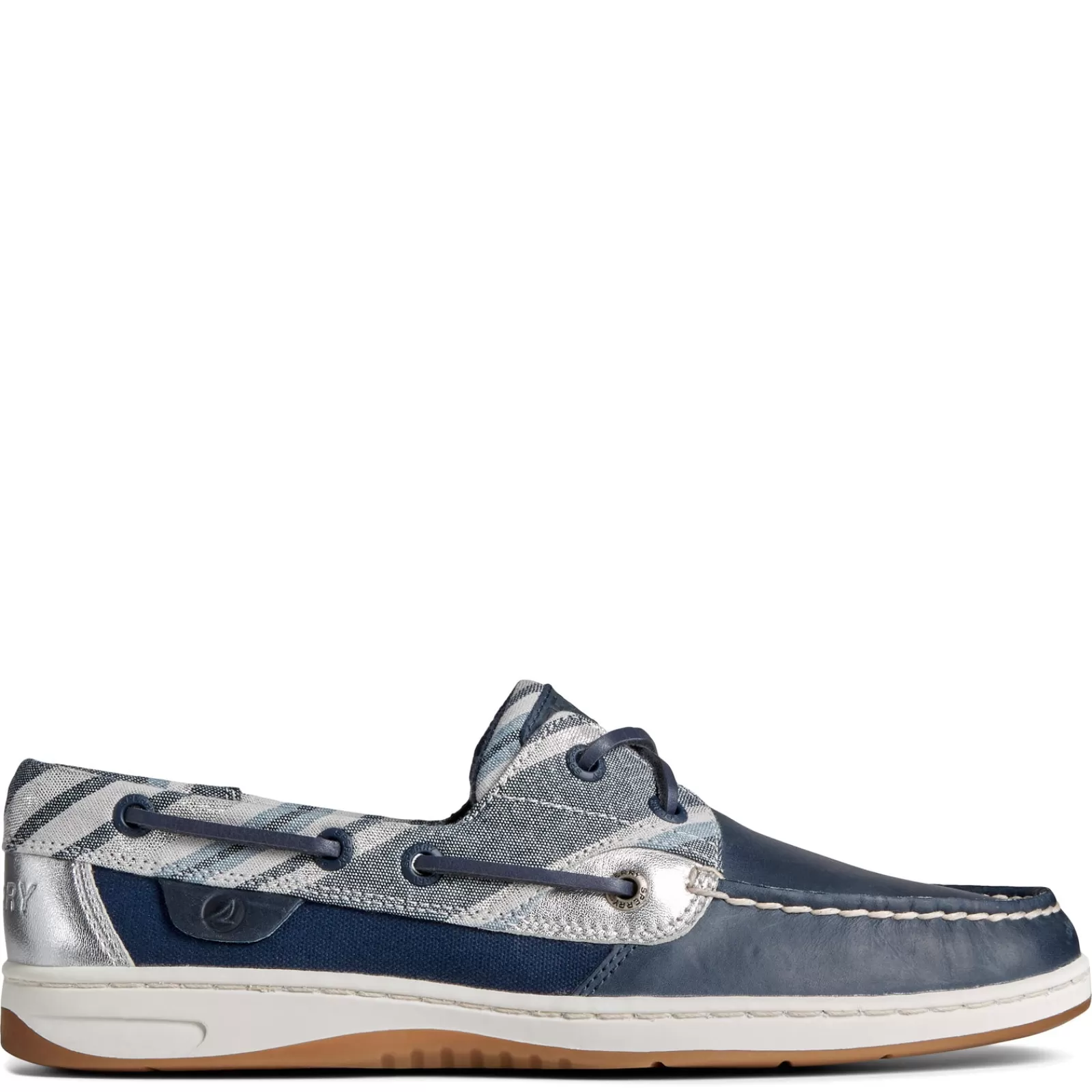 Shop Sperry Women's , Bluefish 2 Eye Boat Shoe Navy Stripe