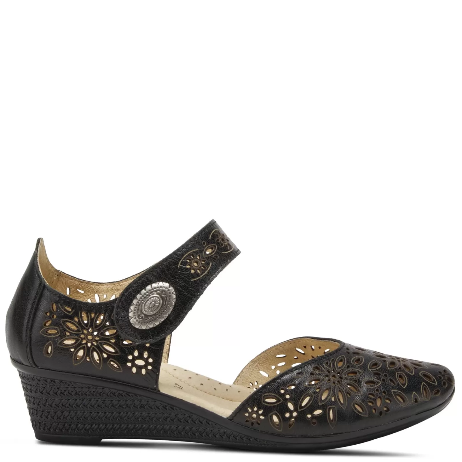 Best Spring Step Women's , Nougat Slip-On Black