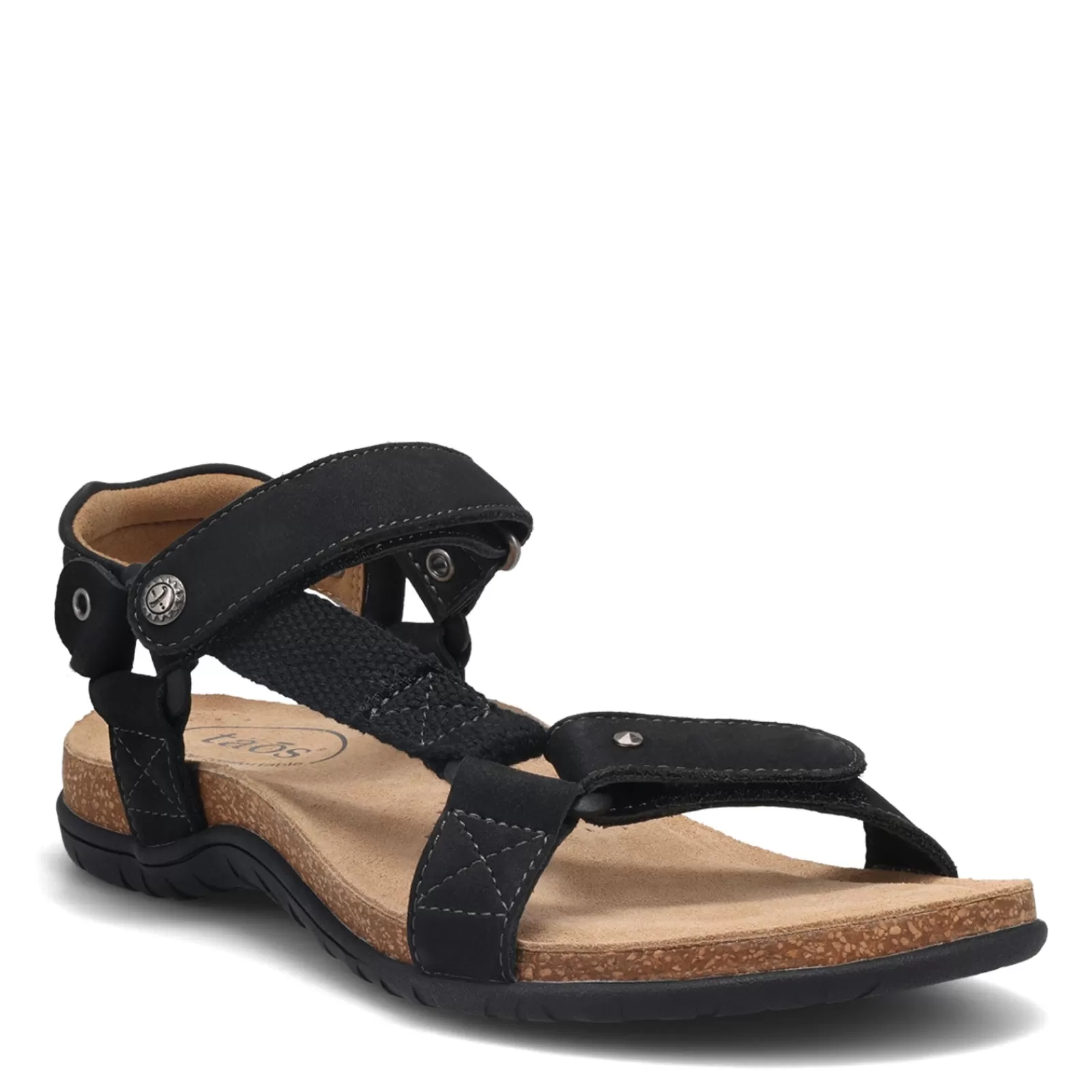 Best Sale Taos Women's , Mixer Sandal Black Nubuck