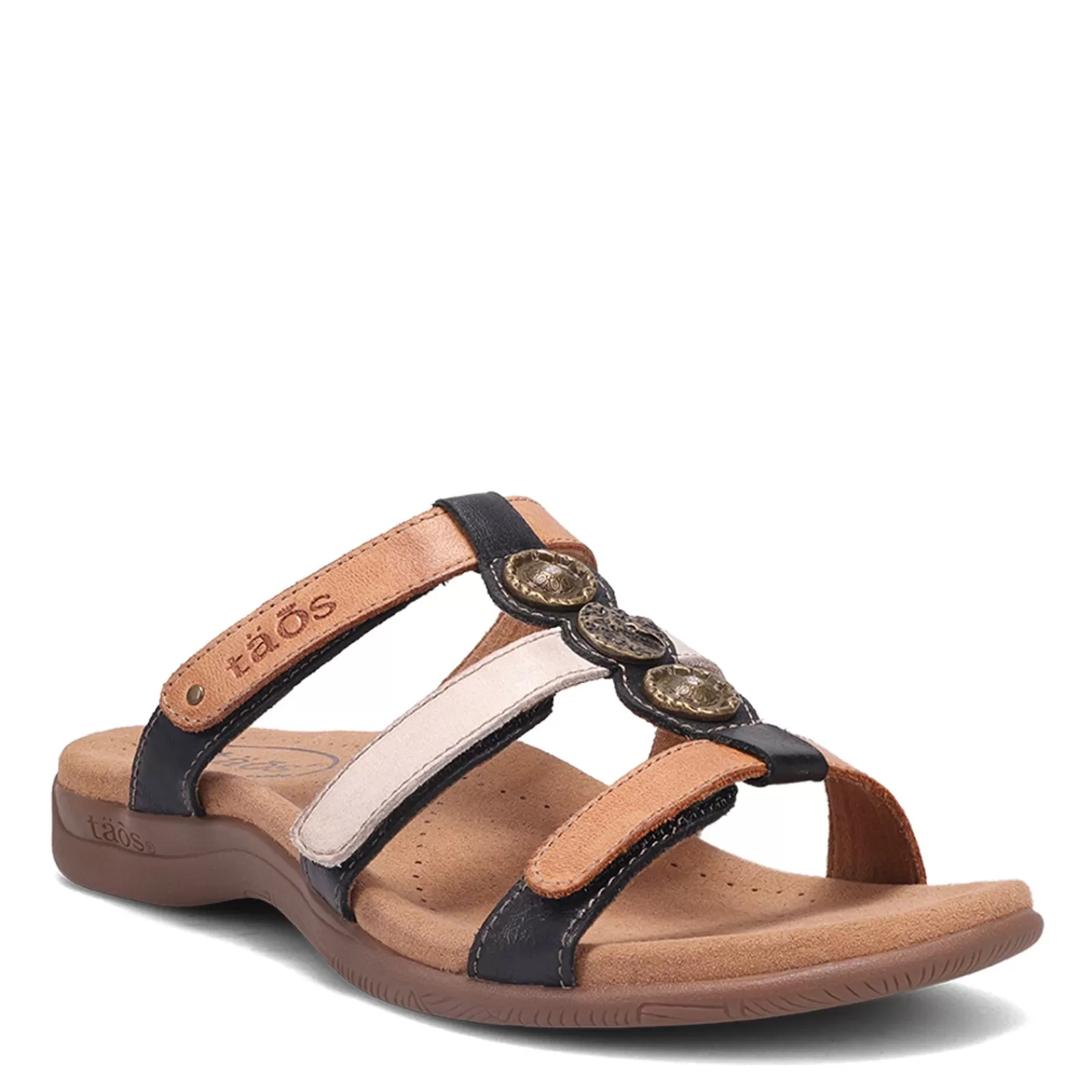 Outlet Taos Women's , Prize 4 Sandal Tan Multi