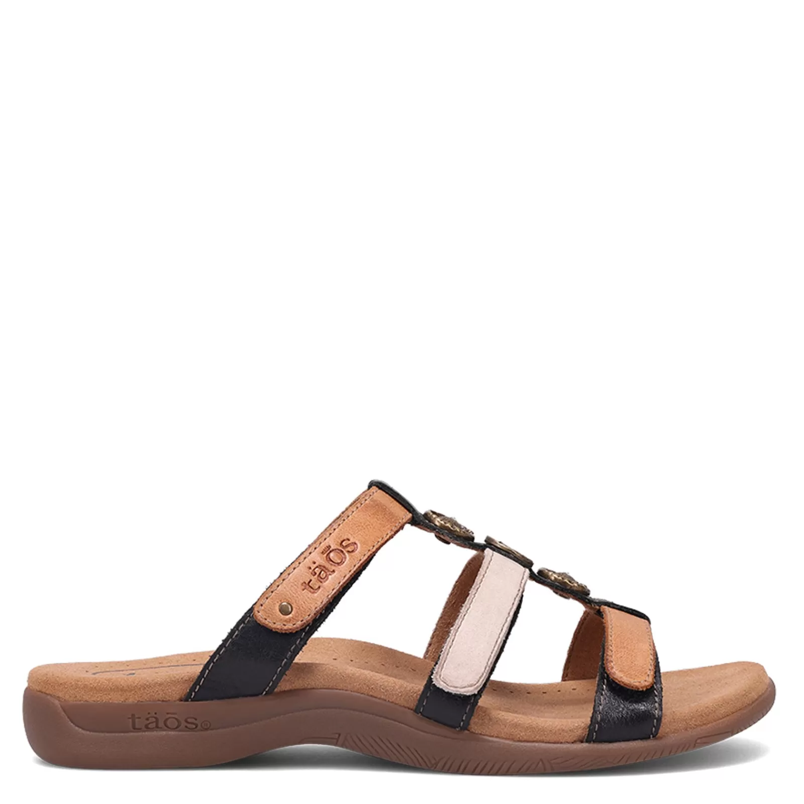 Outlet Taos Women's , Prize 4 Sandal Tan Multi