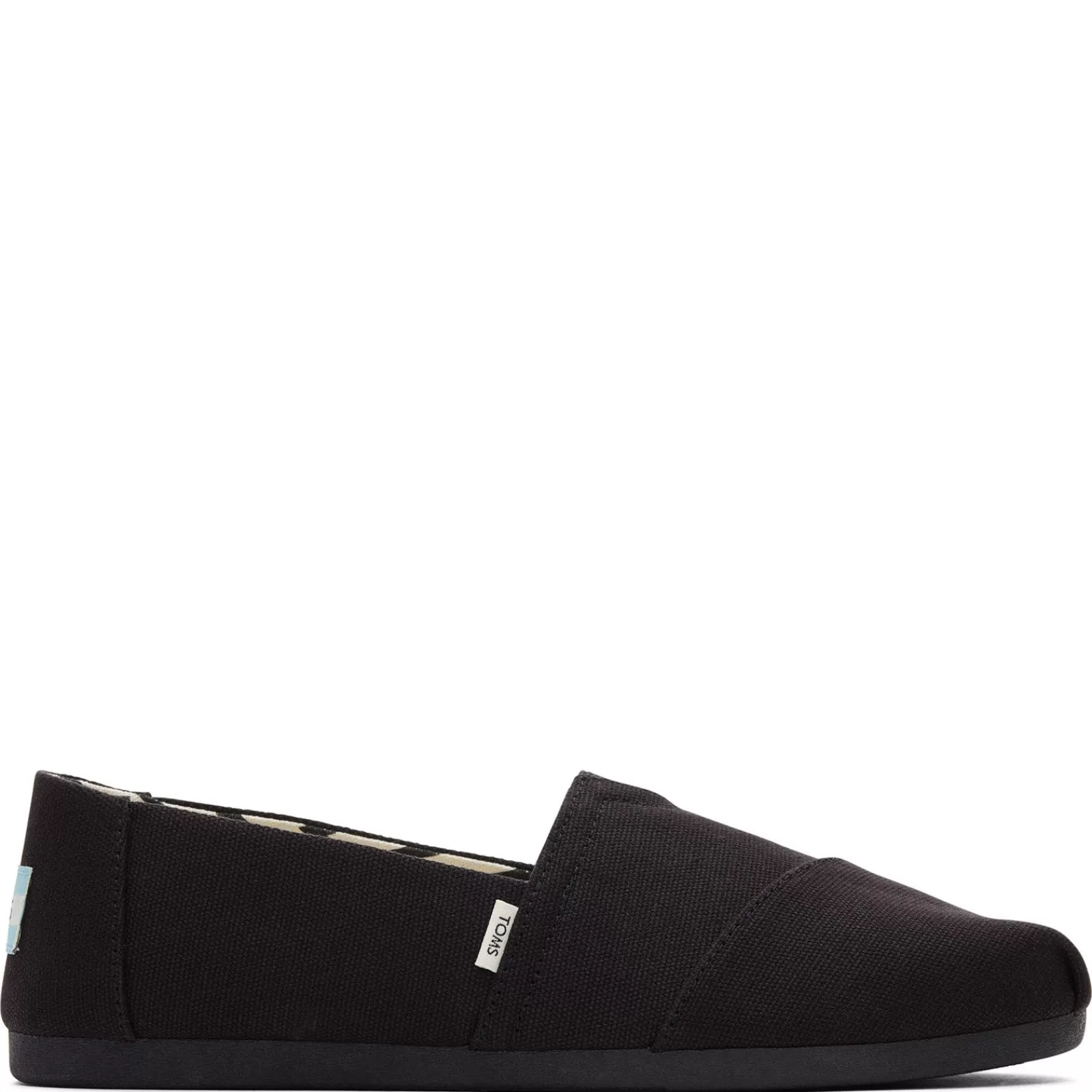 New TOMS Women's , Alpargata Recycled Slip-On Black/Black