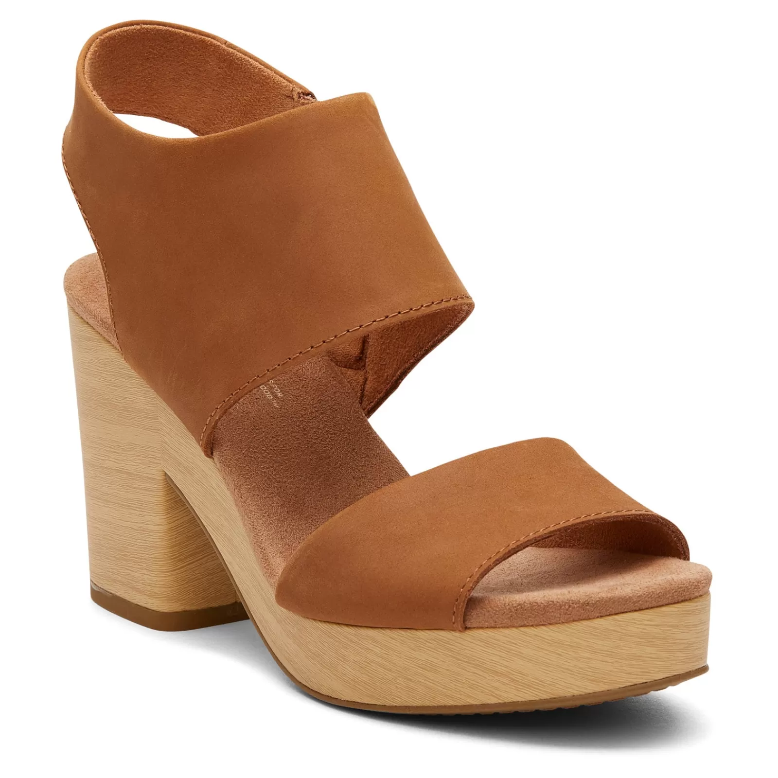 Online TOMS Women's , Majorca Platform Sandal Tan Leather