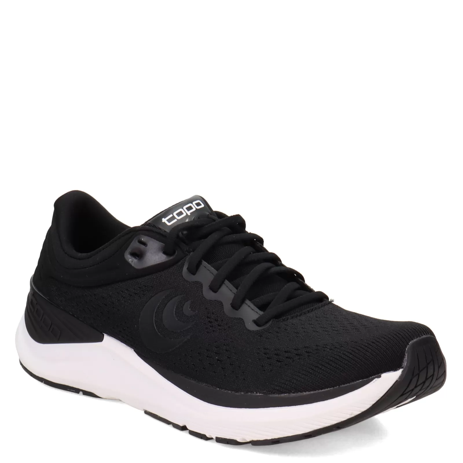 New Topo Athletic Women's Topo, Ultrafly 4 Running Shoe - Wide Width Black / White