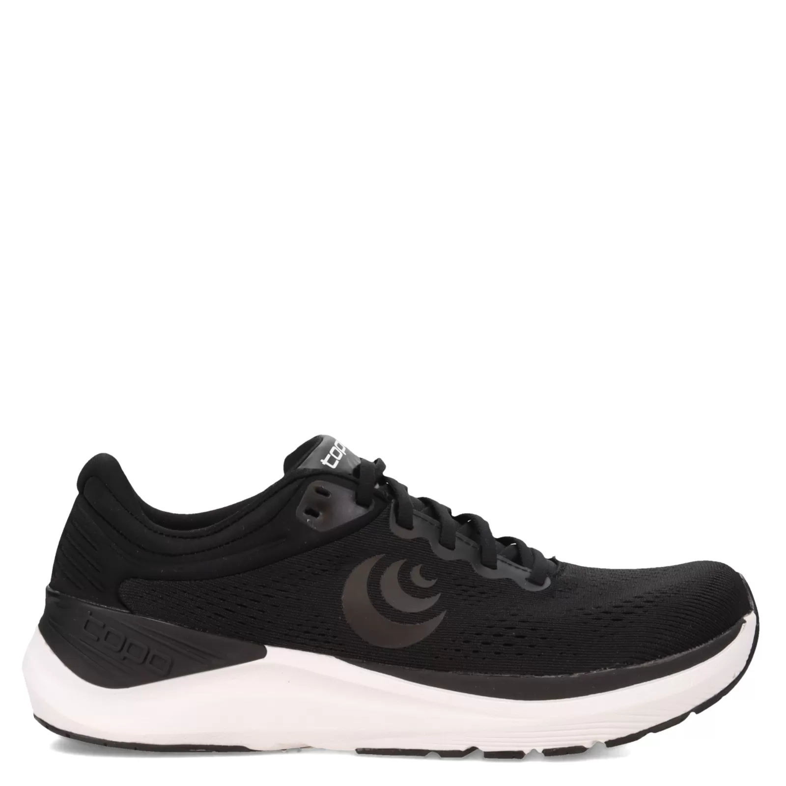 New Topo Athletic Women's Topo, Ultrafly 4 Running Shoe - Wide Width Black / White