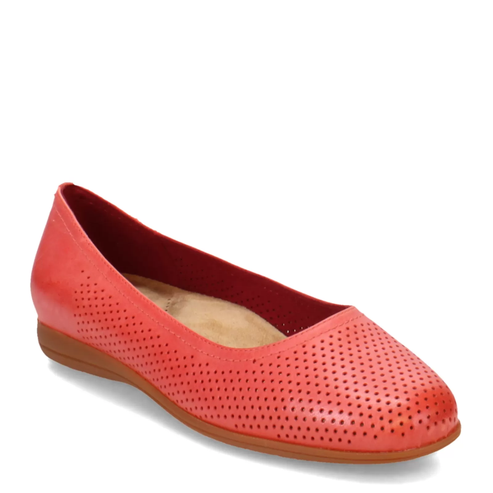 Fashion Trotters Women's , Darcey Flat Red Perf