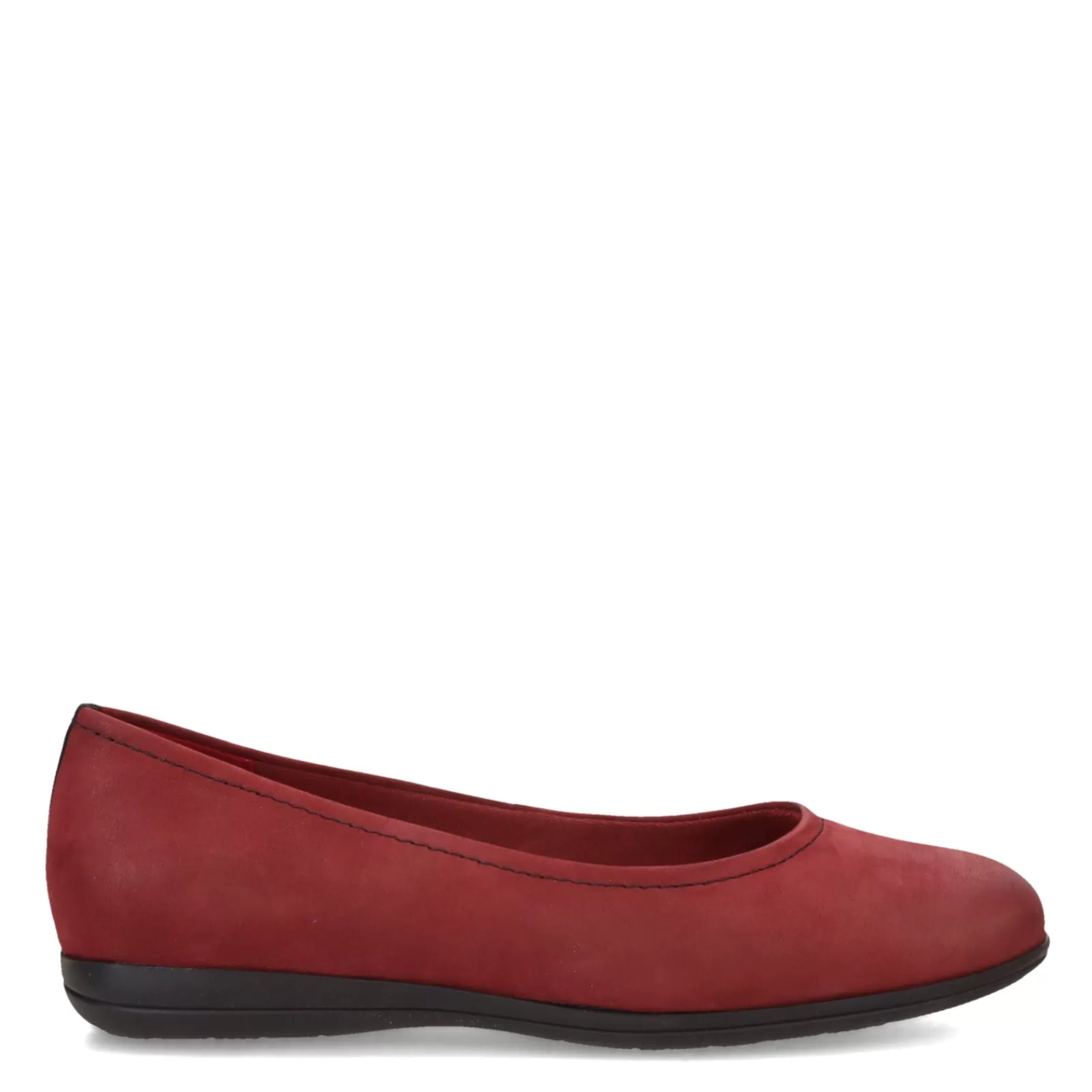 Store Trotters Women's , Darcey Flat Dark Red