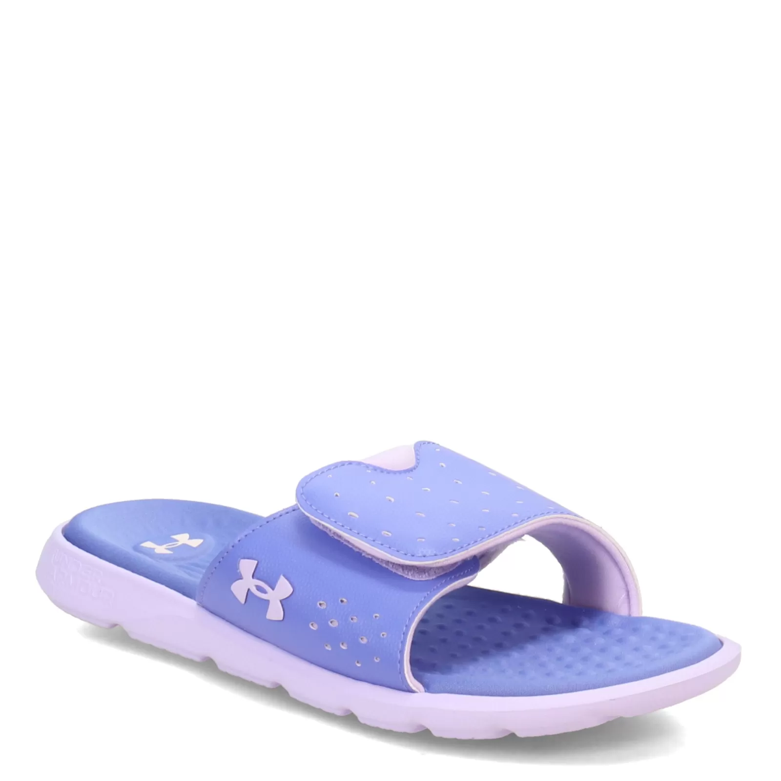 Hot Under Armour Women's , Ignite 7 Slide Sandal Baja Blue/Nebula Purple