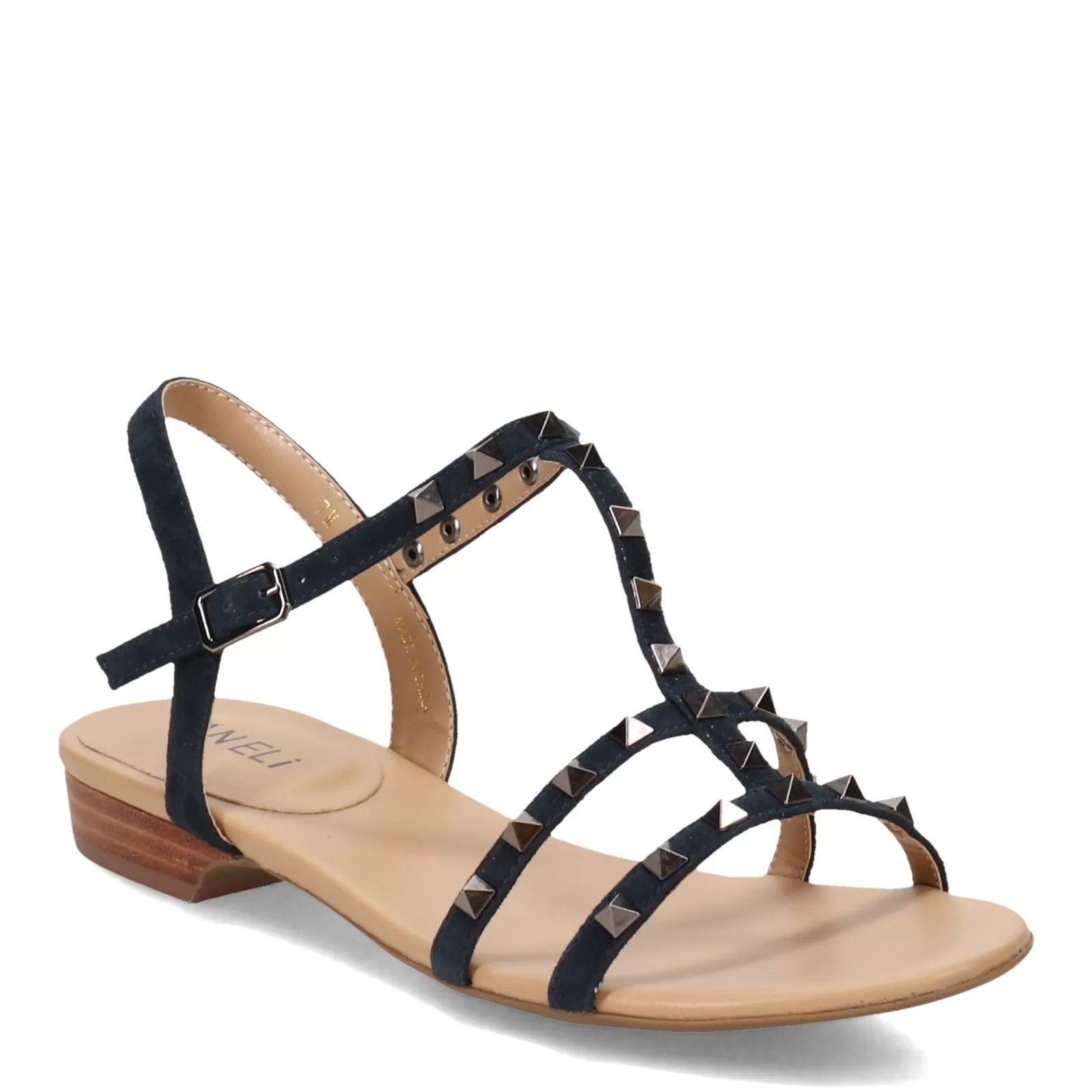 Outlet Vaneli Women's , Brunel Sandal Navy Suede