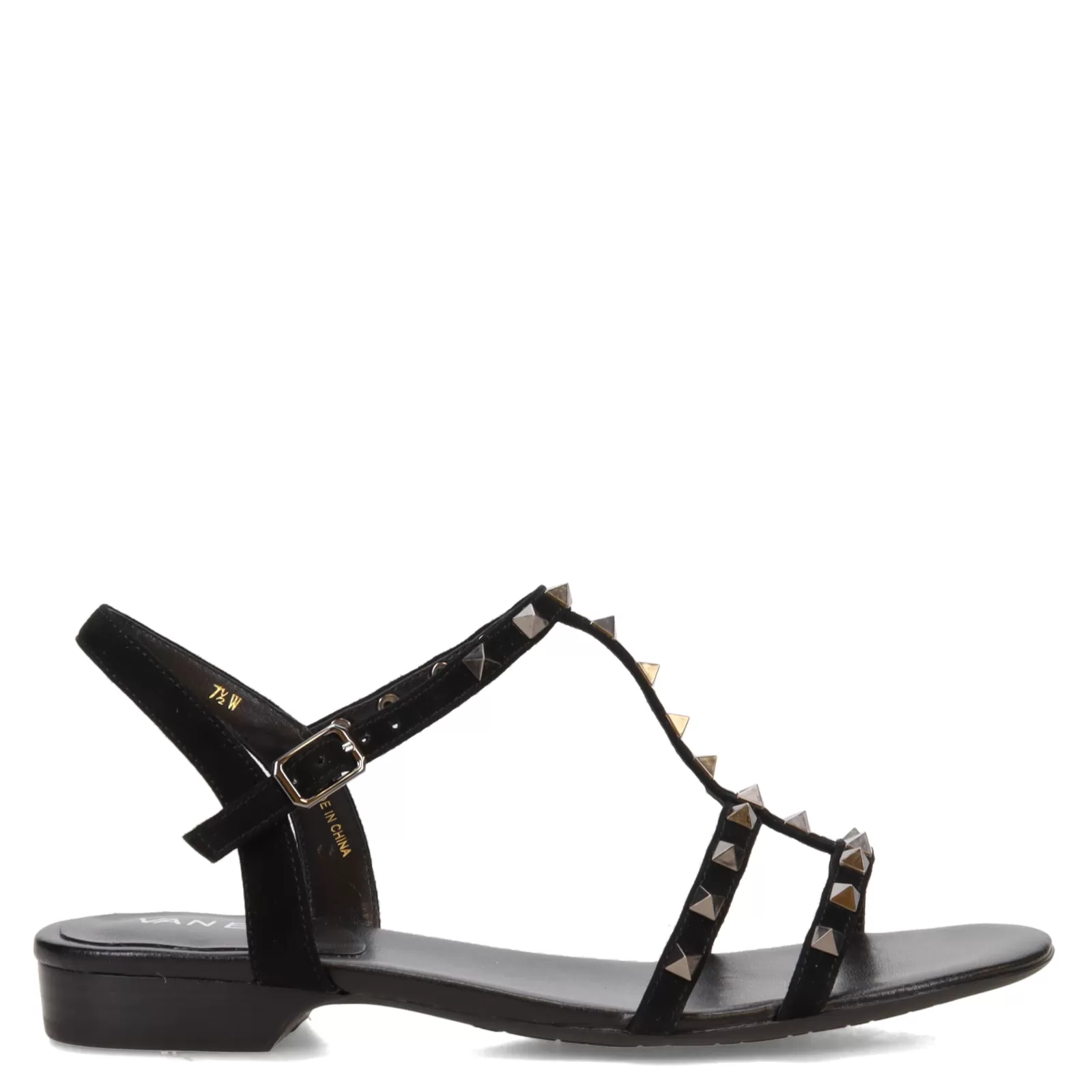 Outlet Vaneli Women's , Brunel Sandal Black Suede