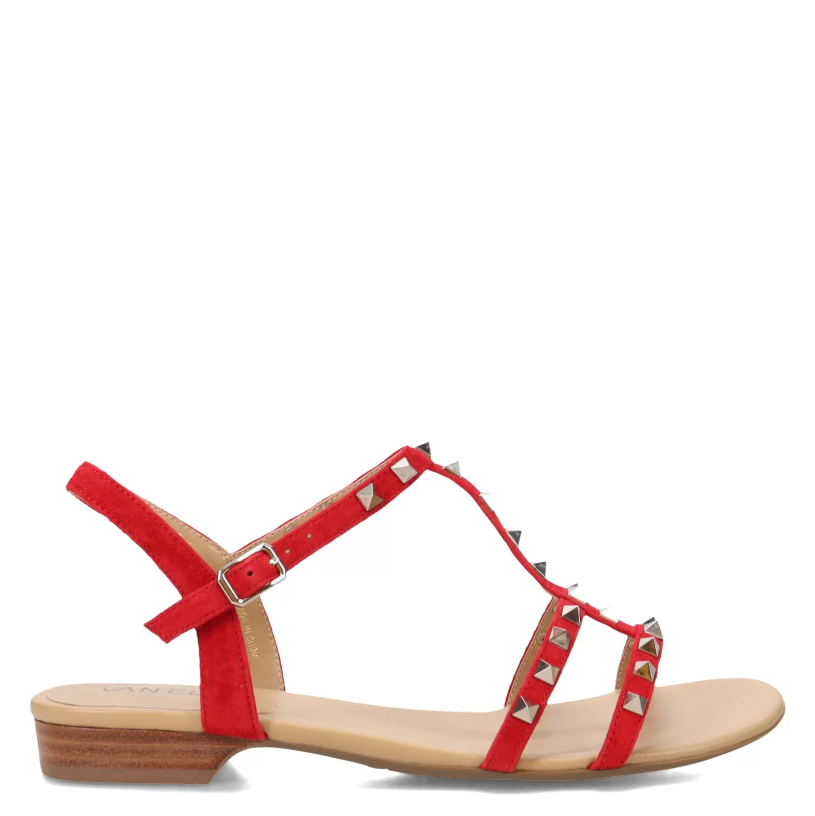 Online Vaneli Women's , Brunel Sandal Red Suede