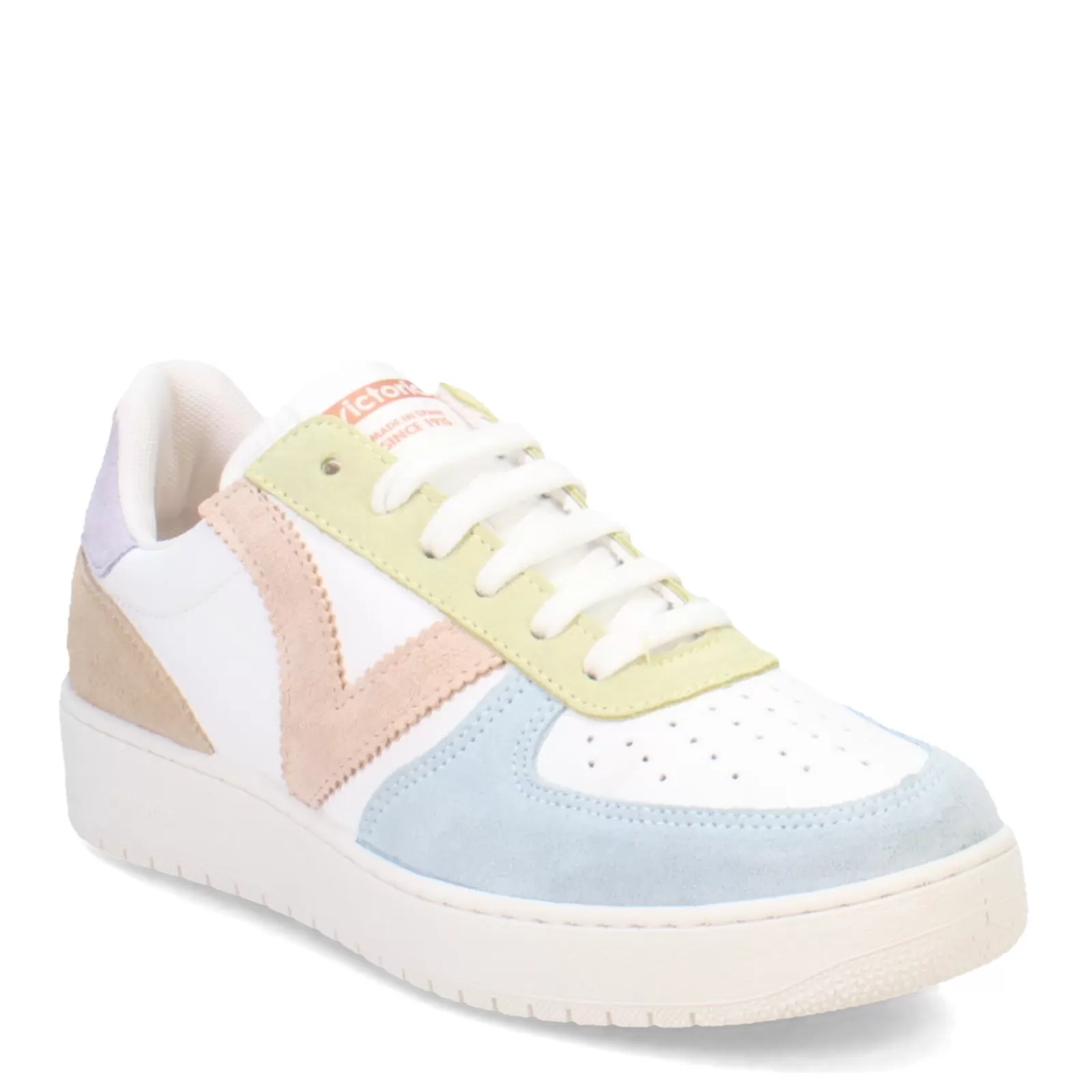 Clearance Victoria Women's , Madrid Serraje Sneaker White Pastel Multi