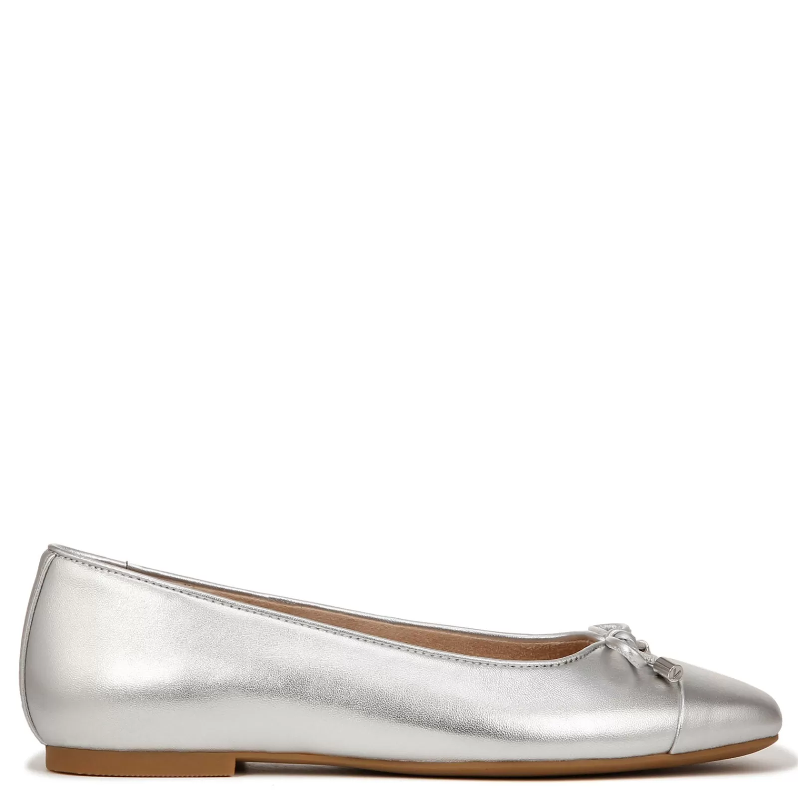 Hot Vionic Women's , Klara Flat Silver Metallic Leather