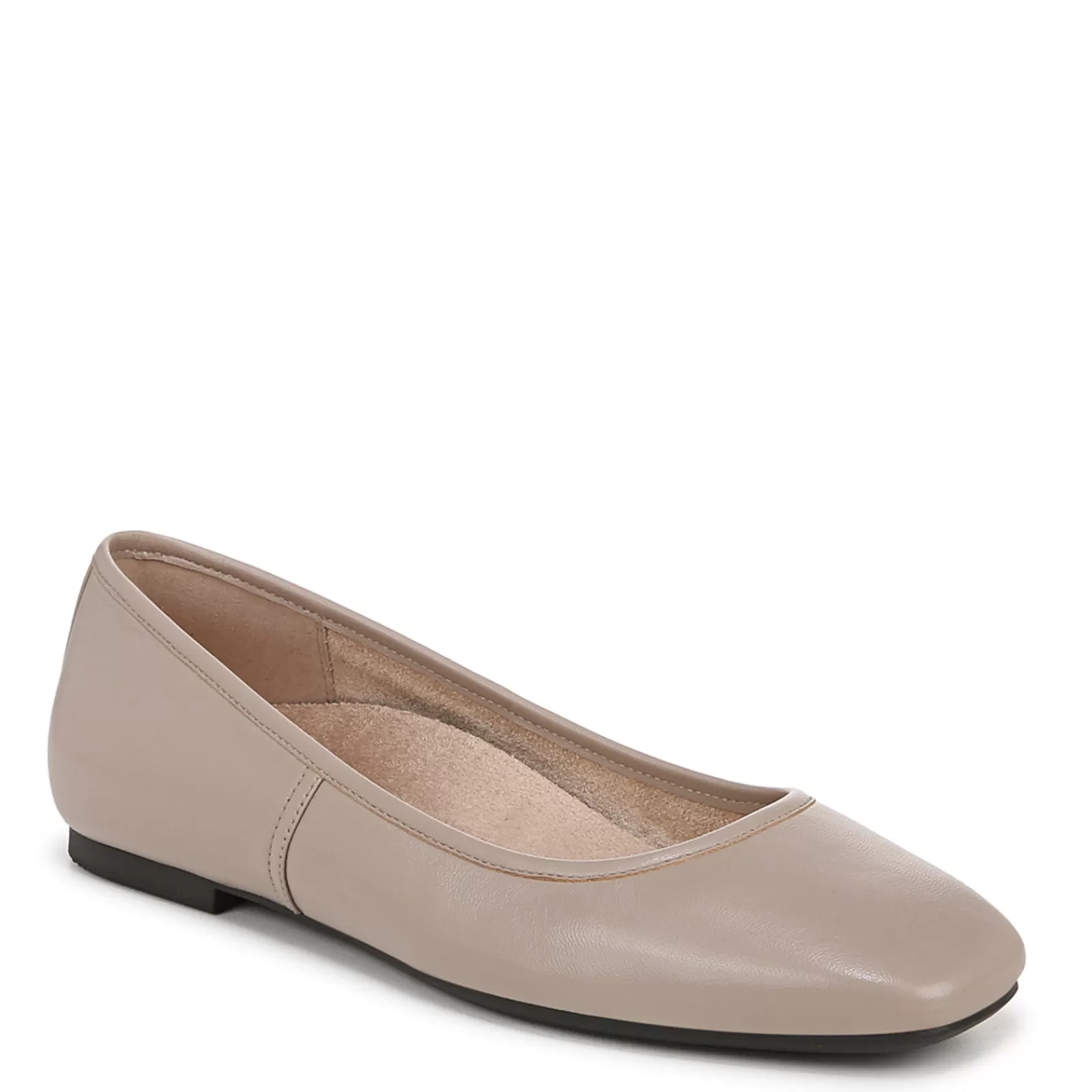 Store Vionic Women's , Orinda Flat Putty Beige Leather