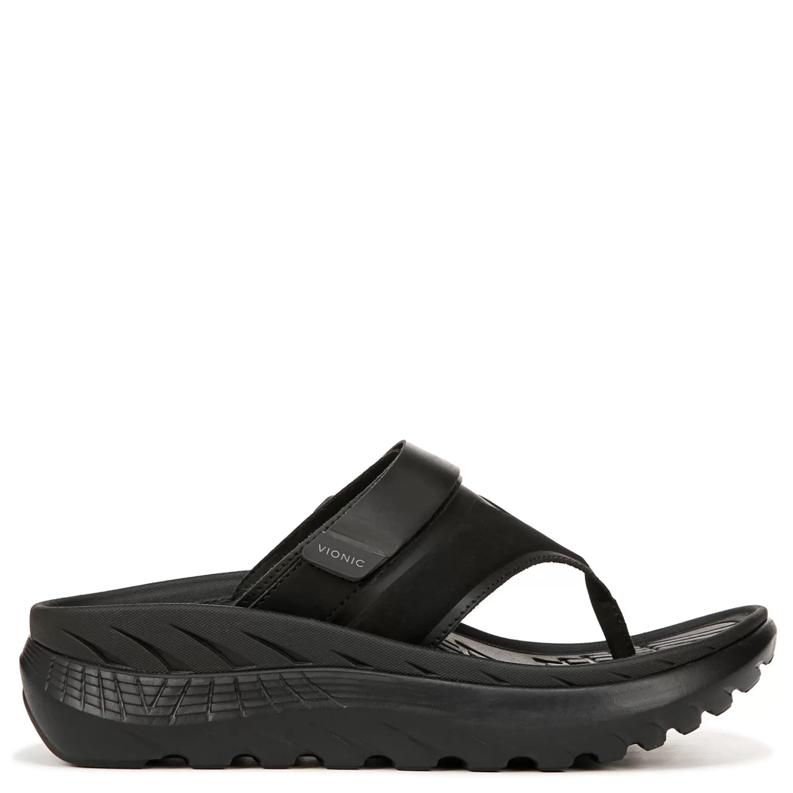 Clearance Vionic Women's , Restore II Sandal Black Faux Leather