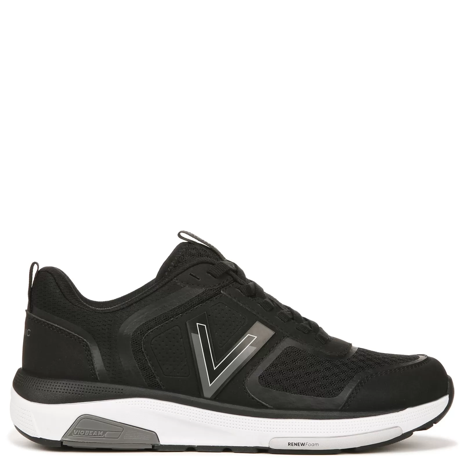 New Vionic Women's , Walk Strider Sneaker Black Leather