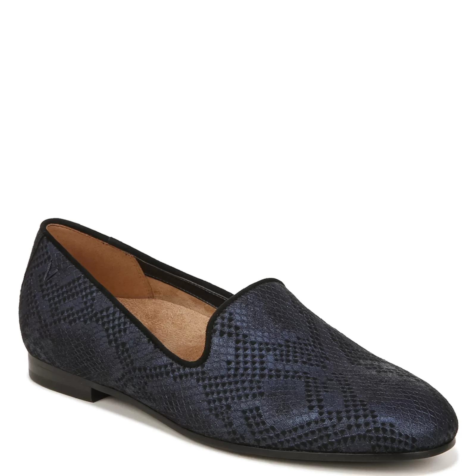 Best Vionic Women's , Willa II Flat Blue Metallic Synthetic