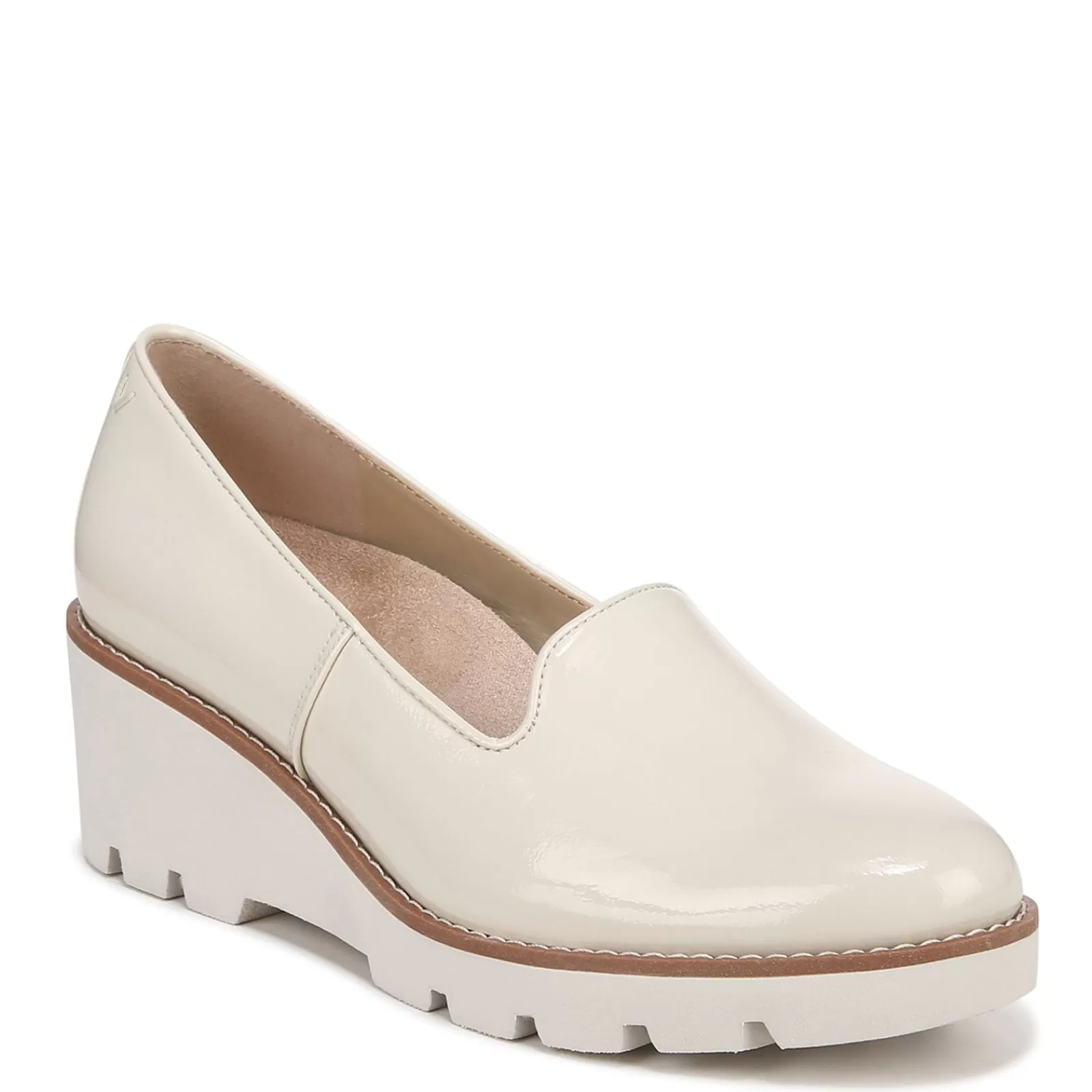 Cheap Vionic Women's , Willa Wedge Slip-On White Patent Leather