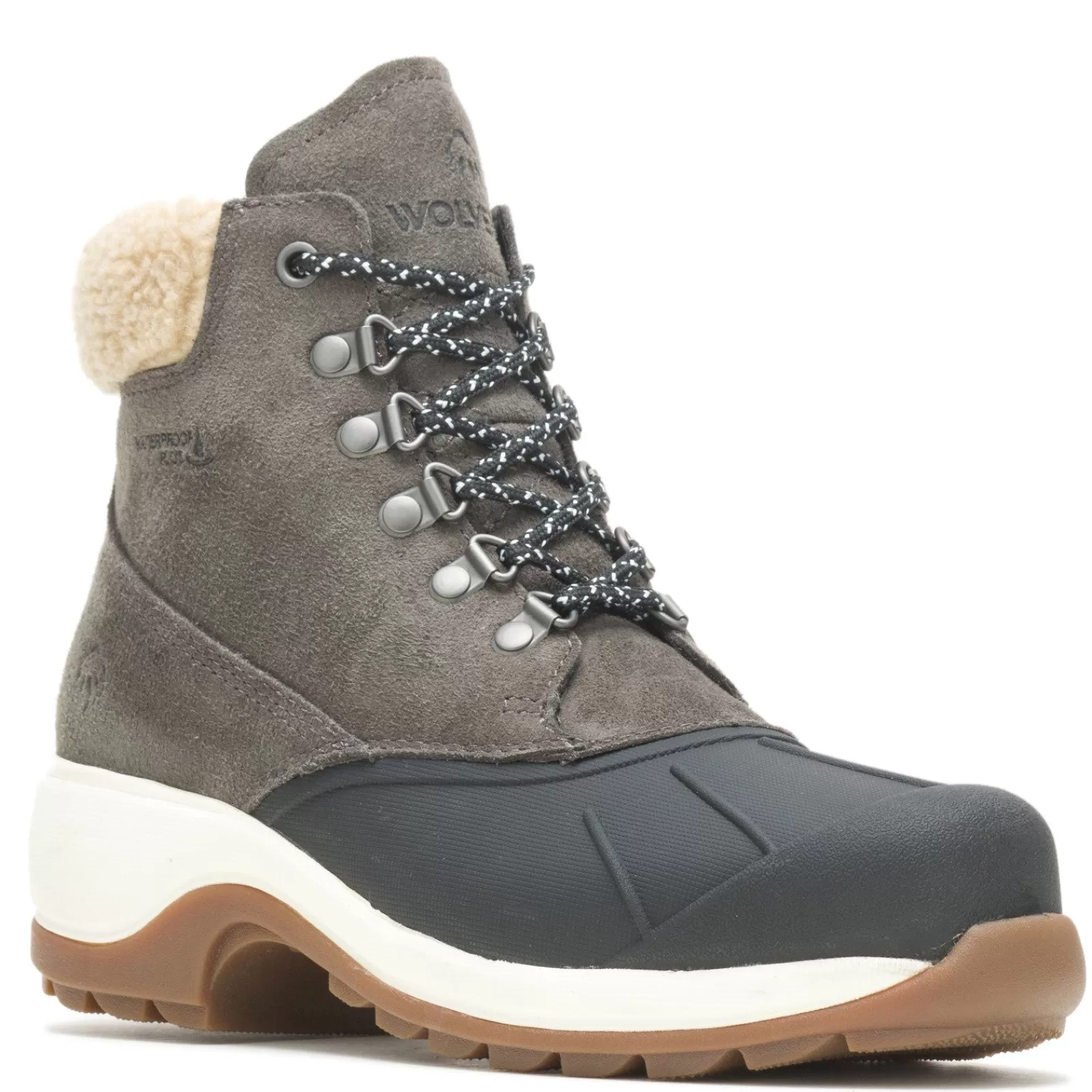 Online Wolverine Women's , Frost Insulated Boot Gray Suede