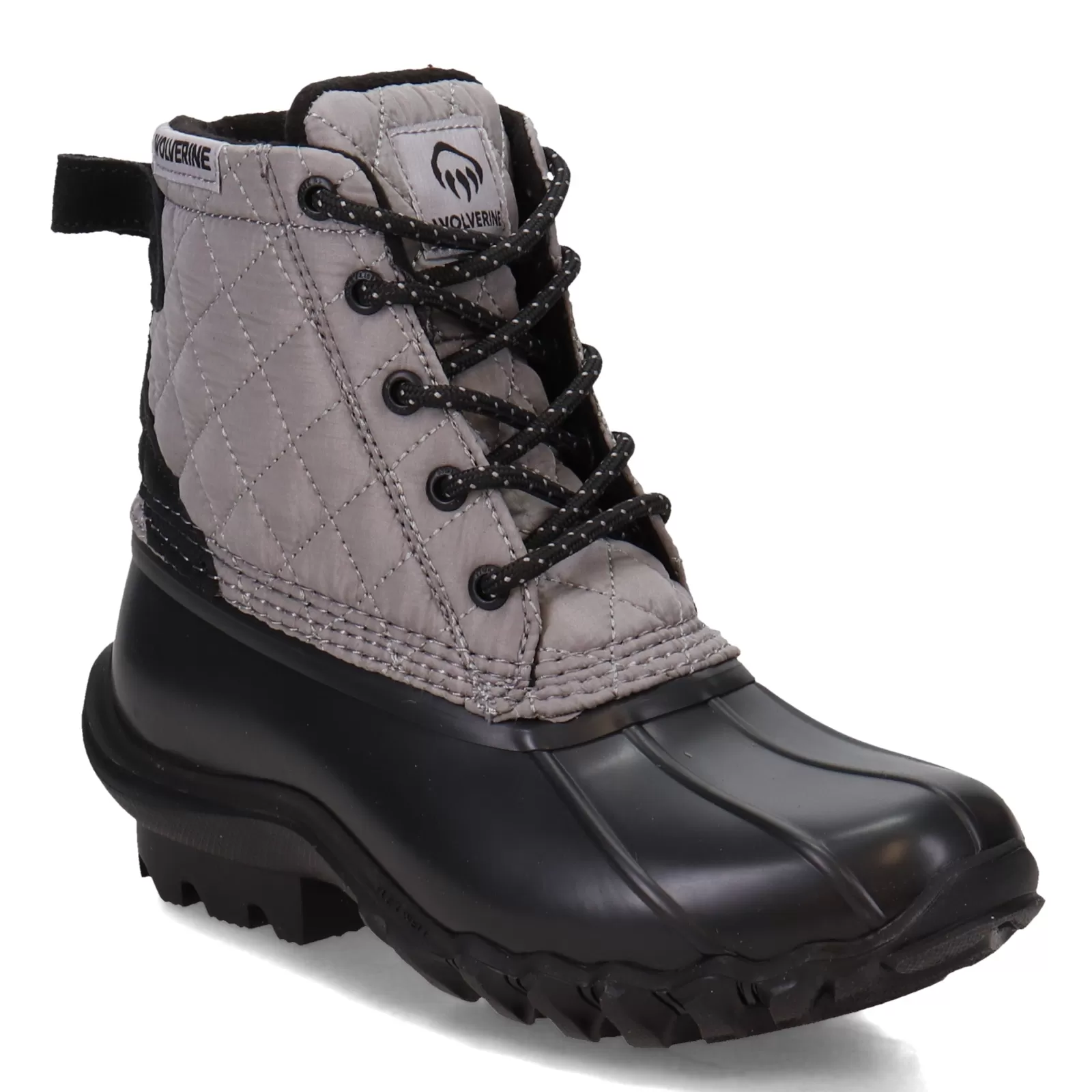 New Wolverine Women's , Torrent Quilted Duck Boot Gray